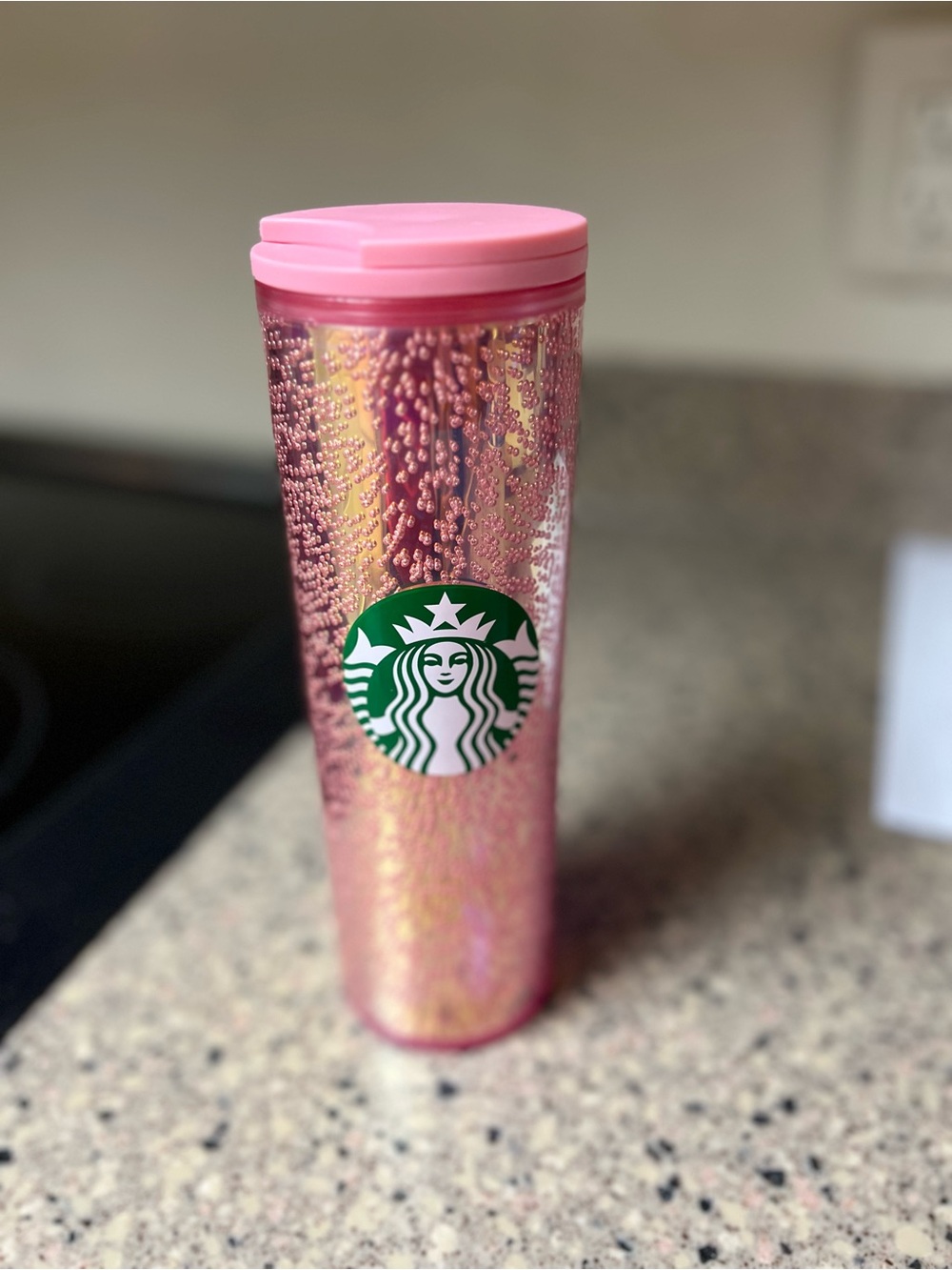Starbucks Iridescent Pink Travel Tumbler